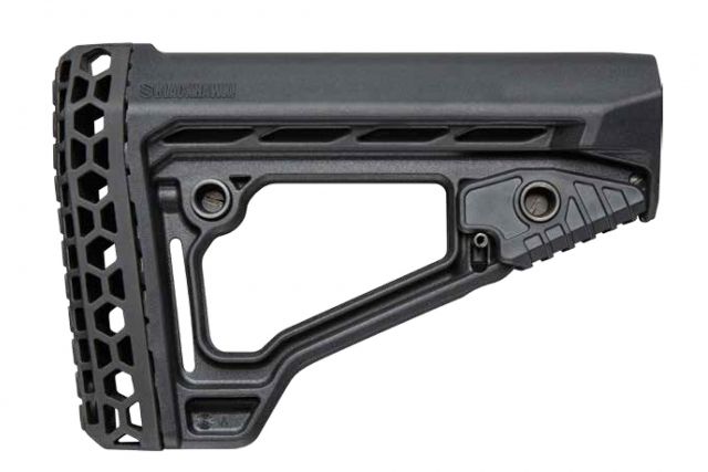 USED BlackHawk Knoxx A-Frame Carbine Stock - Milspec Tube Black KAR011BK EDEMO13 Condition Parts Only/Salvage Defective - Blackhawk