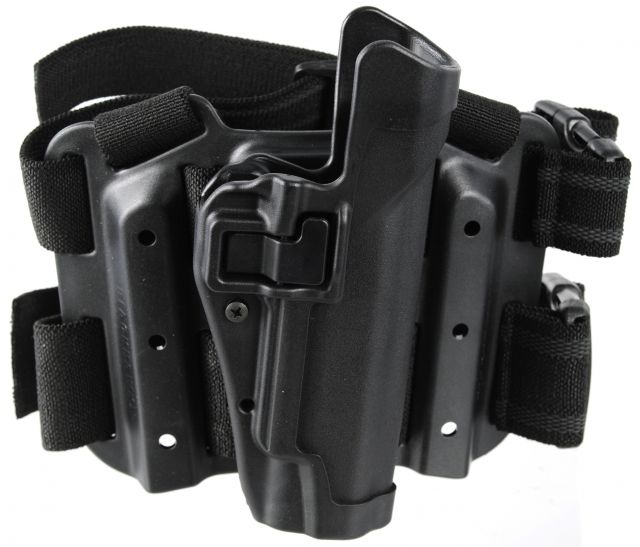 BlackHawk SERPA Level 2 Tactical Holsters Glock 19/Glock 23/Glock 31/Glock 32/Glock 17/Glock 22 Right Hand Matte Black - Blackhawk