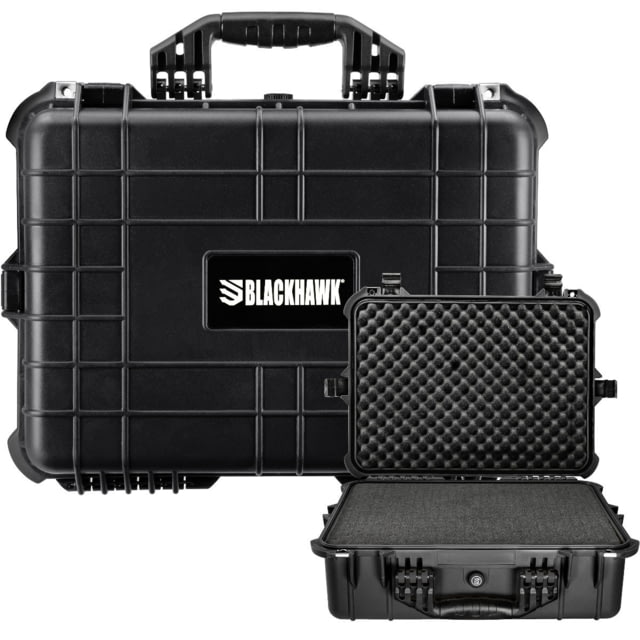 BlackHawk Medium 20in Waterproof Gear/Gun Hard Case w/Foam Black - Blackhawk