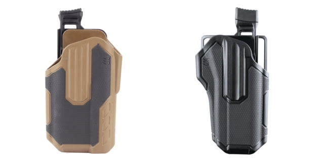 USED BlackHawk Omnivore Multifit Holster Universal Left Hand Matte Coyote Tan/Black  EDEMO9 Condition Like New Inspect and Rebox - Blackhawk