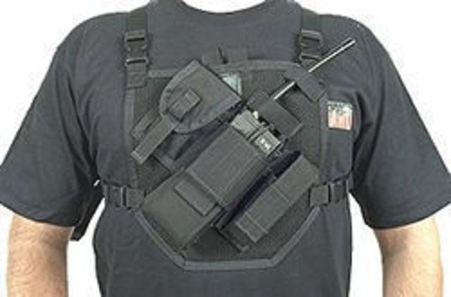 BlackHawk Patrol Radio Chest Harness Black - Blackhawk