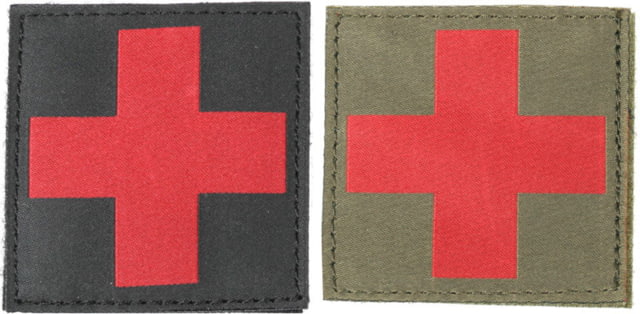 BlackHawk Red Cross ID Patch w/Hook & Loop, Black, 90RC00BK by USA Blackhawk Uniform BDU Accessories