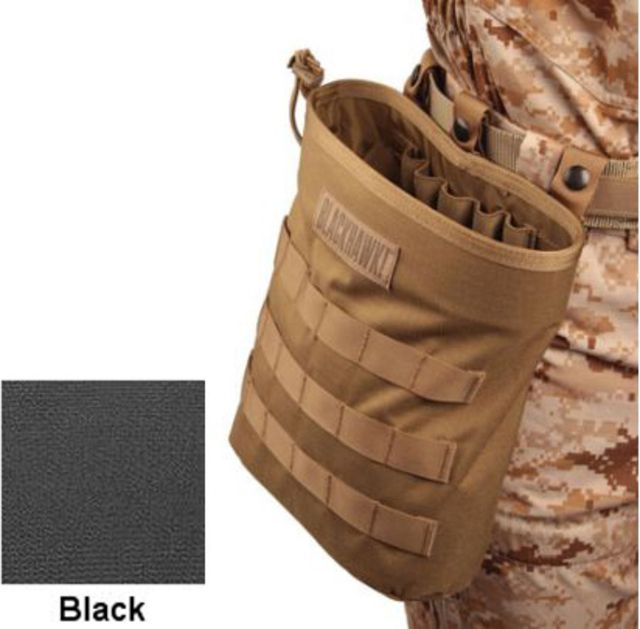 BlackHawk Roll-Up MOLLE Dump Pouch, Black, 37CL117BK by USA Blackhawk Dump Pouches