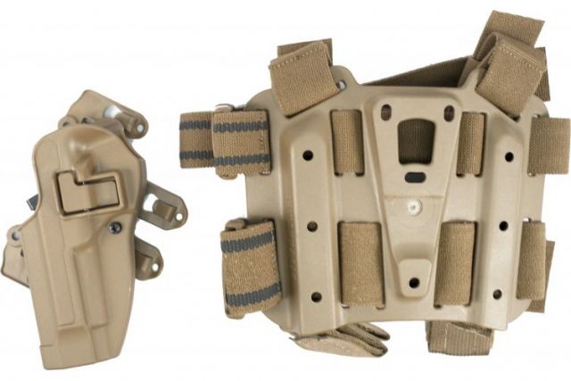BlackHawk S.T.R.I.K.E. SERPA Combo Kit Beretta M9/Beretta 92 Left Hand Plain Coyote Tan - Blackhawk