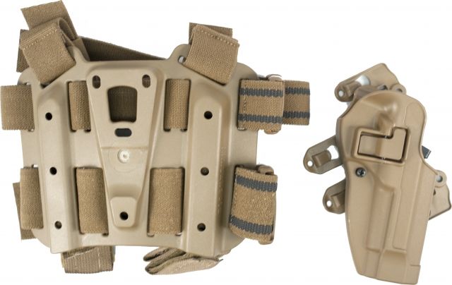BlackHawk S.T.R.I.K.E. SERPA Combo Kit Beretta M9/Beretta 92 Right Hand Plain Coyote Tan - Blackhawk