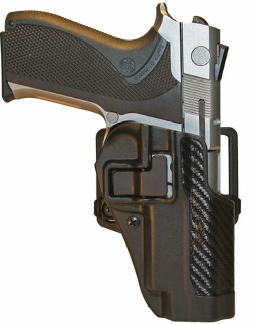 BlackHawk SERPA CQC Belt Loop/Paddle Active Retention Holsters Smith & Wesson Model 5900/Smith & Wesson Model 4000 Right Hand Matte Black - Blackhawk