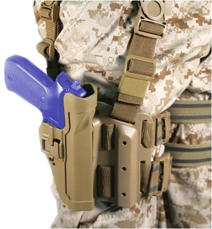 BlackHawk SERPA Level 2 Tactical Holsters Beretta 92/Beretta 96 Right Hand Matte Coyote Tan