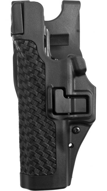 BlackHawk SERPA Level 3 Auto Lock Duty Holsters Glock 19/Glock 23/Glock 31/Glock 32/Glock 17/Glock 22 Left Hand Basketweave Black - Blackhawk