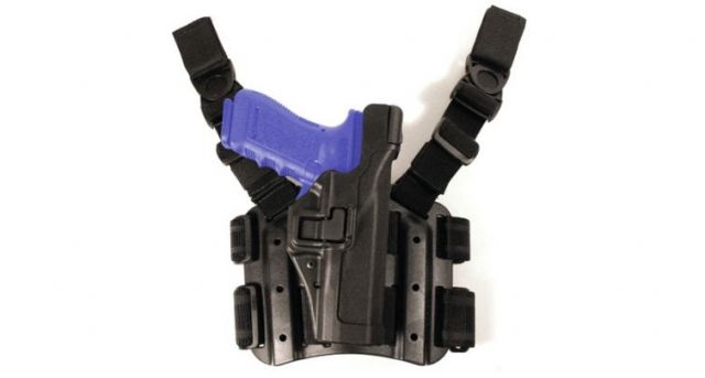 BlackHawk SERPA Level 3 Tactical Holsters Glock 19/Glock 23/Glock 31/Glock 32/Glock 17/Glock 22 Right Hand Matte Black