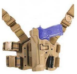 BlackHawk SERPA L2 Tactical Holsters Beretta 92/Beretta 96 Right Hand Matte Coyote Tan - Blackhawk