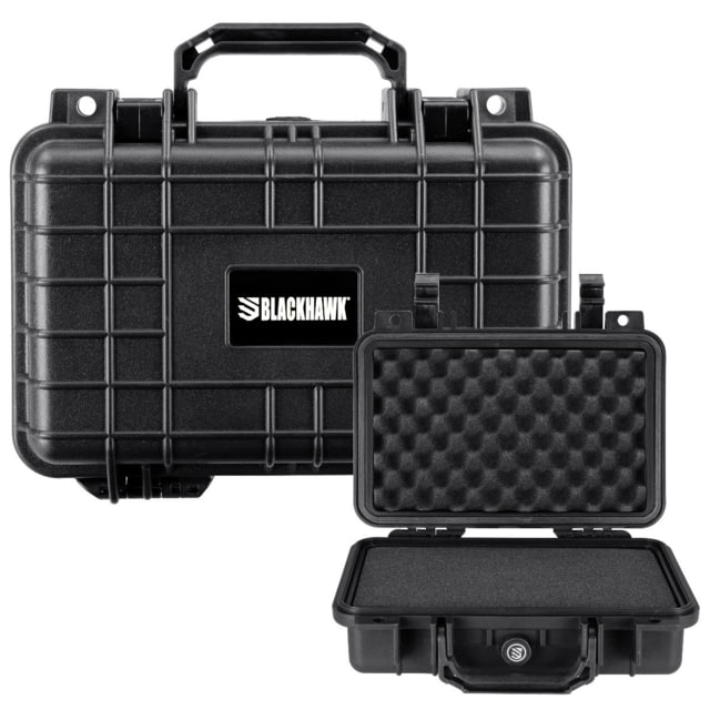 BlackHawk 11.6in Waterproof Hard Single Gun Case w/Foam Black - Blackhawk
