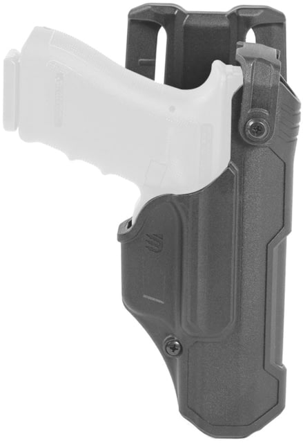 USED BlackHawk T-series L3D Plain Glock 17/19/22/23/31/32/45/47 Left Hand 44N500BKL EDEMO1 Used Condition Fair Condition Fair Used - Blackhawk