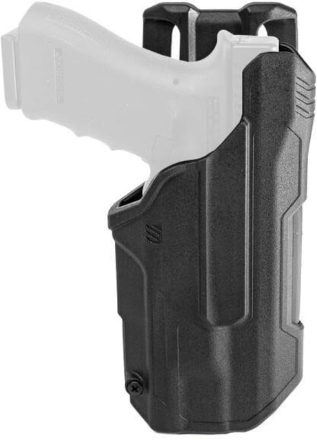 USED BlackHawk T-Series L2C Light-Bearing OWB Holster Sig P320/P250/M11/M18 TLR 7/8 Right Hand Injection Molded Black  EDEMO6 Used Condition - Blackhawk