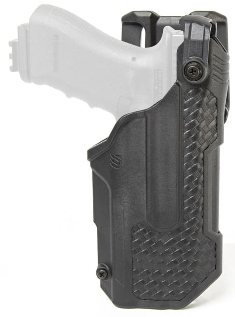 USED BlackHawk T-series Duty Glock 17/19/22/23/31/32/45/47 w/TRL 1/2 Basketweave Left Hand 44N600BWL - Blackhawk