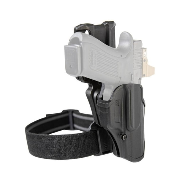 BlackHawk T-Series Level 2 Compact Overt Gun Belt Holster Kit Glock 26 Glock 26/27/33 Right Hand Box Black - Blackhawk