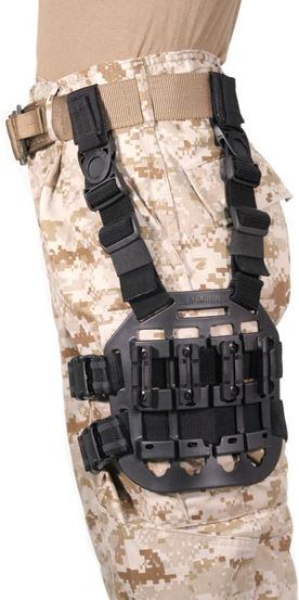 BlackHawk Modular Dropleg Platform Holster Black