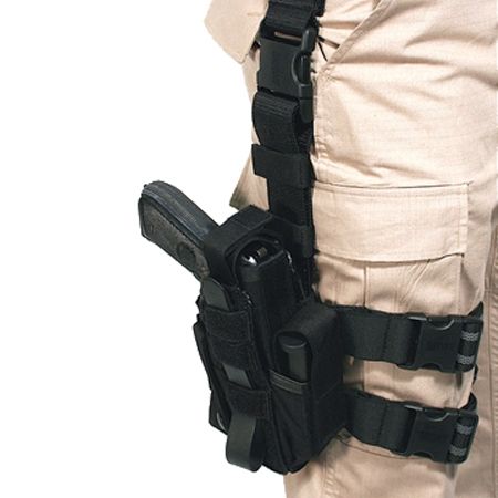 BlackHawk Tactical Omega VI Ultra Universal Modular Light Holster Black
