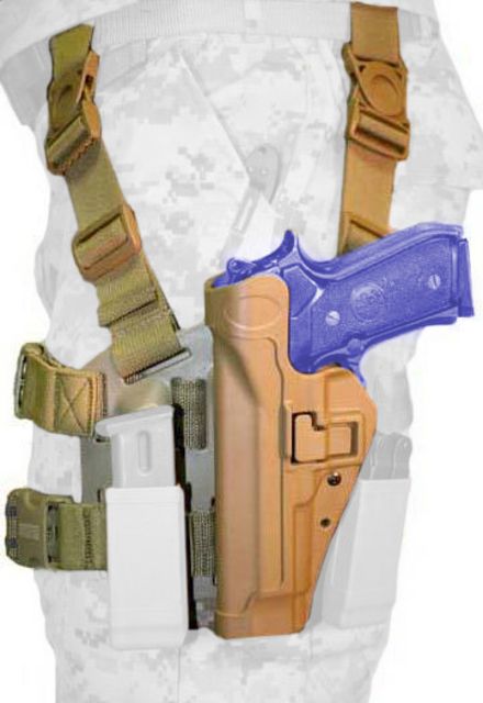BlackHawk Draw Tactical SERPA L2 Holsters Colt 1911 Left Hand Matte Coyote Tan - Blackhawk