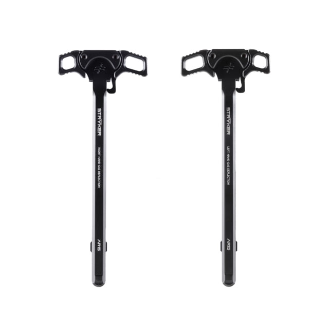 Blackout Defense Stryker Ambi Gas-Deflecting Charging Handle Left-Hand Deflection Compact Lever Black Black CHG15LEFTCMTBLK - Blackout Defense