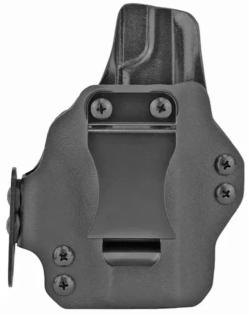 BlackPoint Tactical Dual Point IWB Holster Fits Sig P365 AXG Legion Black Kydex & Leather 1.75" Metal Strut Loop