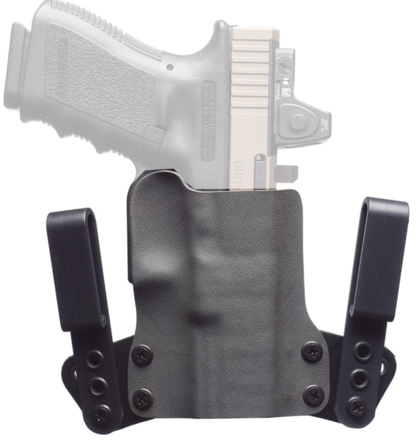 Blackpoint Tactical Mini Wing IWB Holster Springfield Armory 3.8in XD-M Elite 9mm Left Hand Kydex Black - Blackpoint Tactical