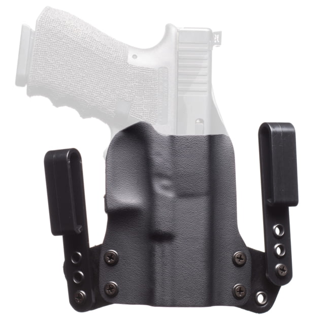 BlackPoint Tactical Mini Wing Metal Kydex IWB Holster Fits Sig P365 AXG Legion With 1.75 in Belt Loops Right Hand Black