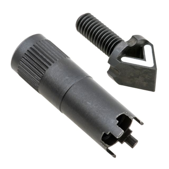 Blitzkrieg Components AR-15 Chevron Front Sight Post w/ Tool White - Blitzkrieg Components