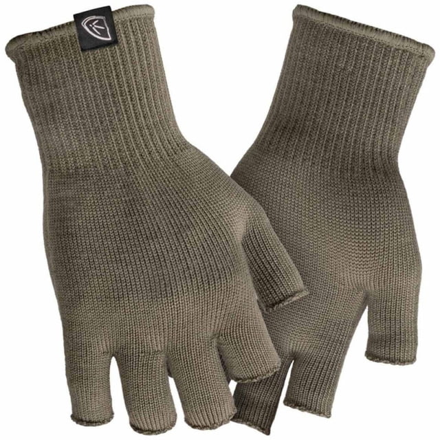 Blocker Outdoors Finisher Merino Fingerless Gloves - Men's Grey Medium