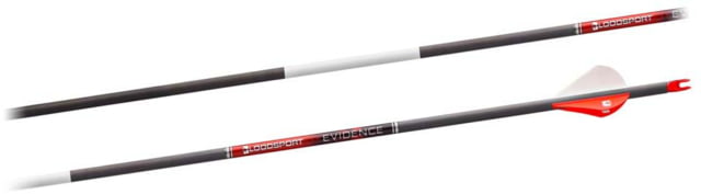 BloodSport Evidence Arrow with Blood Ring 500 Spine Black - Bloodsport