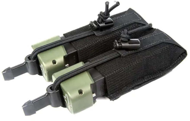 Blue Force Gear AFD Double Pistol Mag Pouch Bullets Forward Black - Blue Force Gear