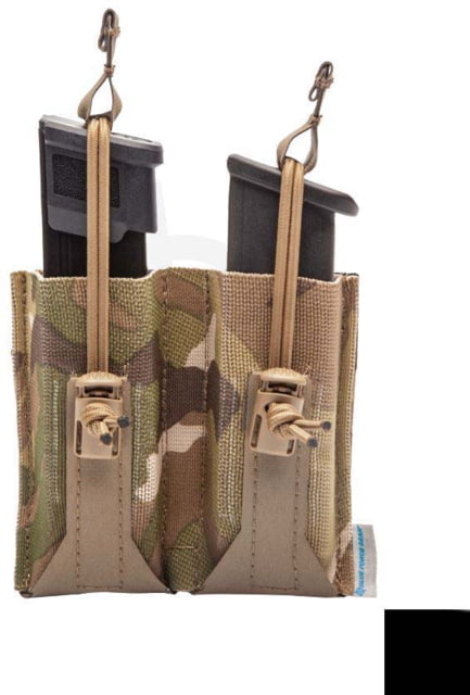 Blue Force Gear Double Flapped Pistol Pouch Black - Blue Force Gear