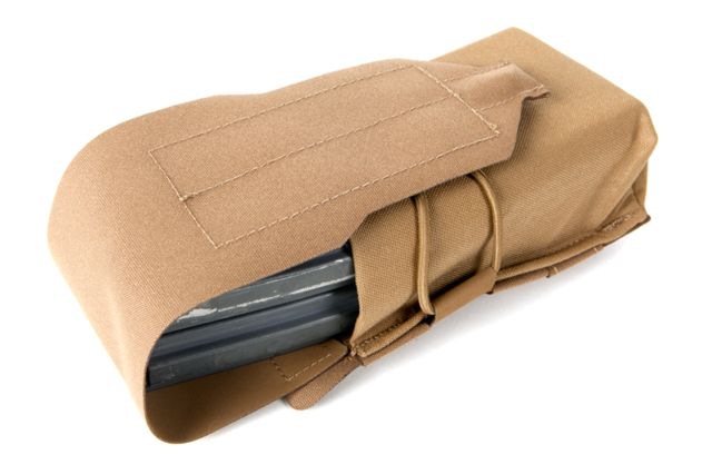 Blue Force Gear Double M4 Magazine Pouch With Flap In Coyote Brown - Blue Force Gear