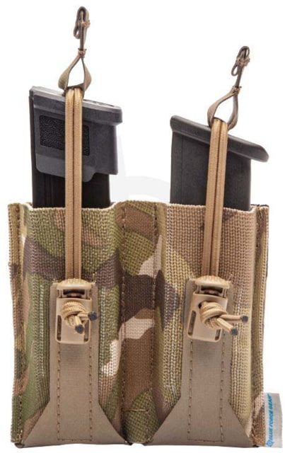 Blue Force Gear Double Pistol Mag Pouch with Bungee Multicam - Blue Force Gear