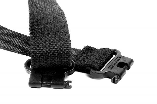 Blue Force Gear Hunting Sling1.25in Cordura Webbing w/ Detachable Swivels Black