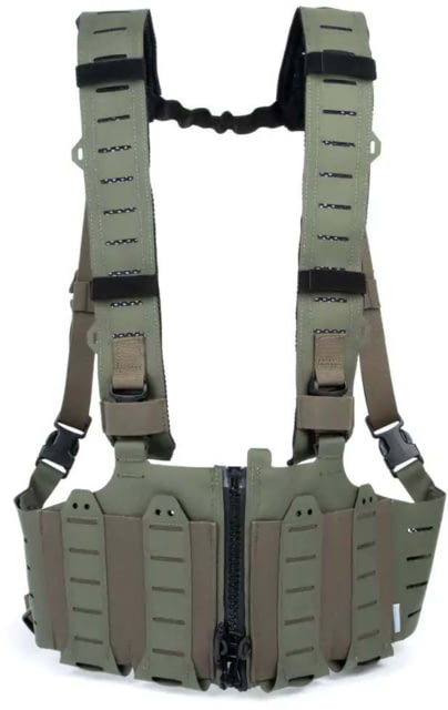Blue Force Gear RACKminus SAV-2 Chest Rig Ten-Speed M4 Mag Pockets Ranger Green - Blue Force Gear