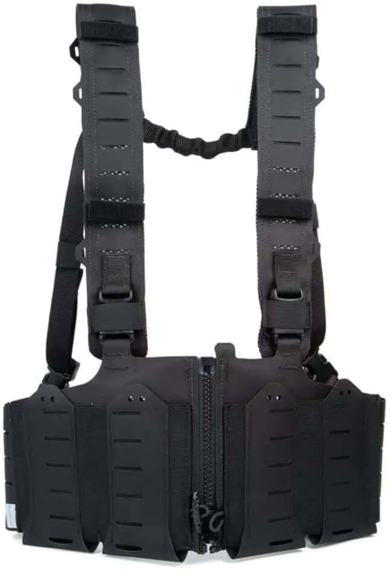 Blue Force Gear RACKminus SAV-2 Chest Rig Ten-Speed SR25 Mag Pockets Black - Blue Force Gear