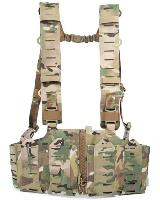 Blue Force Gear RACKminus SAV-2 Chest Rig Ten-Speed SR25 Mag Pockets Multicam - Blue Force Gear
