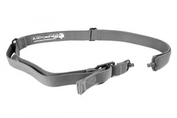 Blue Force Gear Blue Force Gear Vickers 221 2-to-1 Unpadded Sling RED Swivel Version w/Nylon Adjuster and Hardware Wolf Gray - $109.95 at Optics Planet