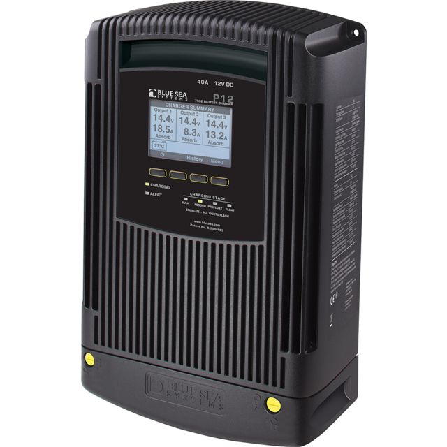 Blue Sea Systems  P12 Gen2 Battery Charger - 40A - 3-Bank - Blue Sea Systems