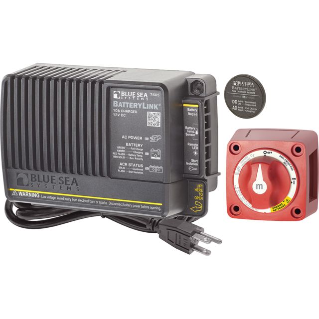 Blue Sea Systems  Mini Add-A-Battery Plus Kit - 10A - Blue Sea Systems