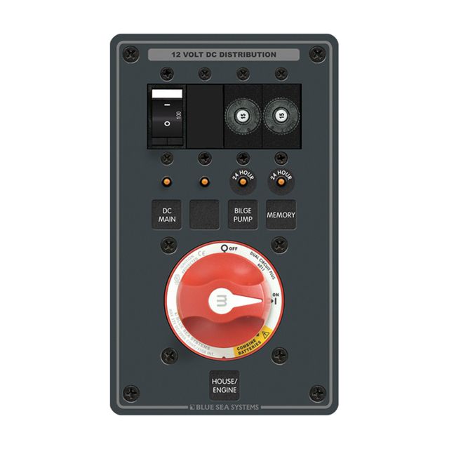Blue Sea Systems Dual-Battery m-Series Dual Circuit Plus - Blue Sea Systems