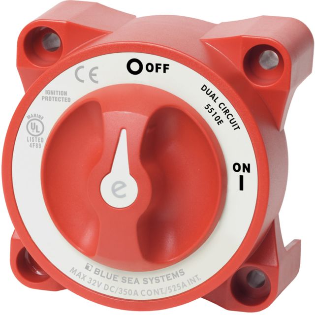 Blue Sea Systems e-Series Dual Circuit Battery Switch - Blue Sea Systems