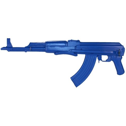 Blueguns Universal AK-47 Training Guns Weighted No Light/Laser Attachment Folding Stock Rifle Blue - Blueguns