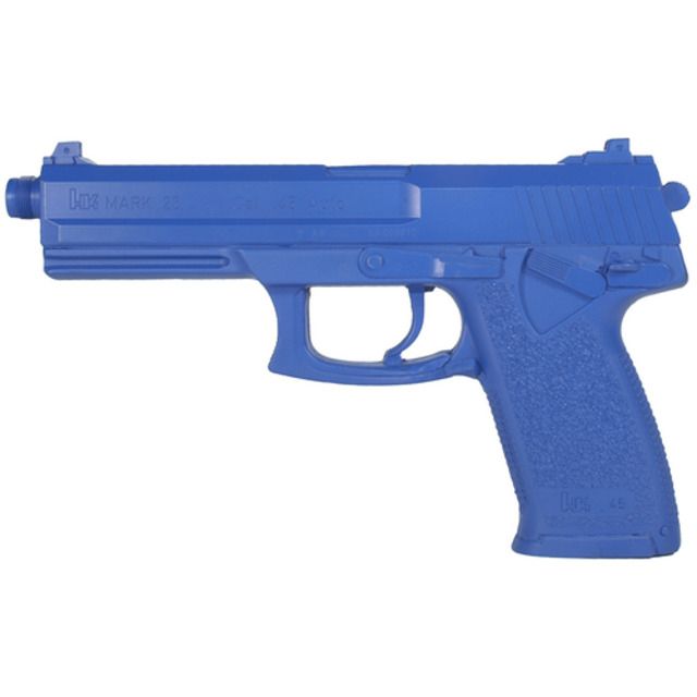 Blueguns Heckler & Koch Mark 23 Training Guns Weighted No Light/Laser Attachment Handgun Blue - Blueguns