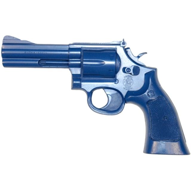 Blueguns Smith & Wesson Model 686 L-Frame Revolver Training Guns Not Weighted No Light/Laser Attachment Handgun Blue - Blueguns