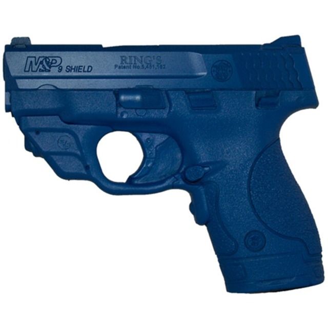 Blueguns Smith & Wesson M&P Shield Training Guns Not Weighted Crimson Trace CTC Laserguard Handgun w/C.T. Laserguard Blue - Blueguns