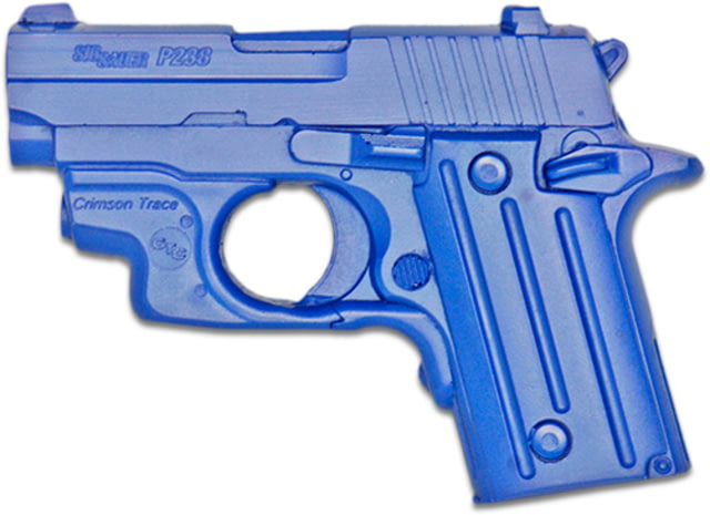 Blueguns SIG Sauer P238 Training Guns Unweighted Crimson Trace CTC Laserguard Handgun Blue - Blueguns