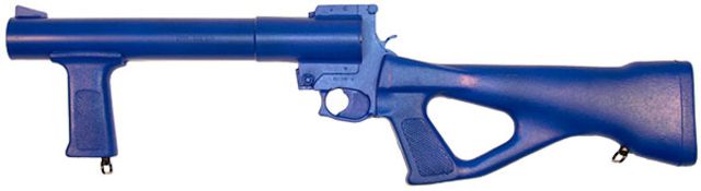 Blueguns Gas Gun Training Guns Not Weighted No Light/Laser Attachment Attachment Pistol w/14 in Barrel Blue - Blueguns
