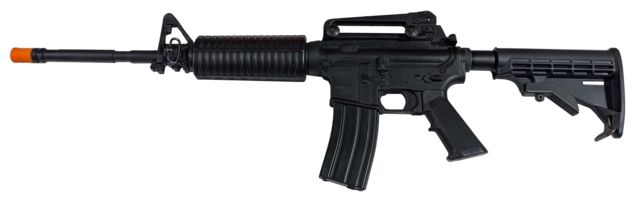 Blueguns Colt M4 Training Guns Weighted No Light/Laser Attachment Rifle Black Open Stock - Blueguns