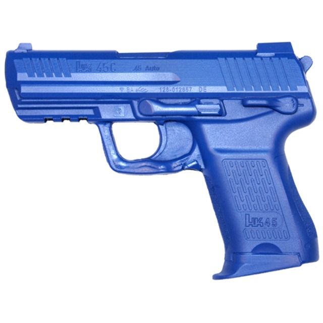 Blueguns Heckler & Koch HK45 Compact Training Guns Weighted No Light/Laser Attachment Handgun Blue - Blueguns